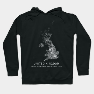 United Kingdom Road Map Hoodie